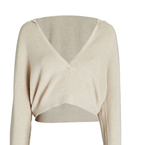 INTERMIX Julie Cashmere-And-Silk-Blend Sweater - Picture 5 of 8